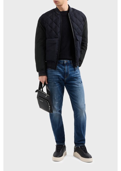 Streç Pamuklu Slim Fit Normal Bel Düz Paça Jeans Erkek Kot Pantolon XM000070 AF12965 MB002