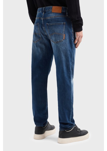 Streç Pamuklu Slim Fit Normal Bel Düz Paça Jeans Erkek Kot Pantolon XM000070 AF12965 MB002