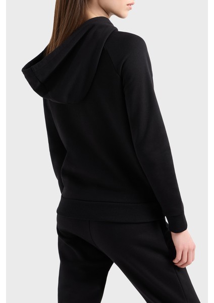 Logolu Pamuklu Regular Fit Kapüşonlu Sweat Bayan Sweat 8NYM28 YJE5Z 52AK