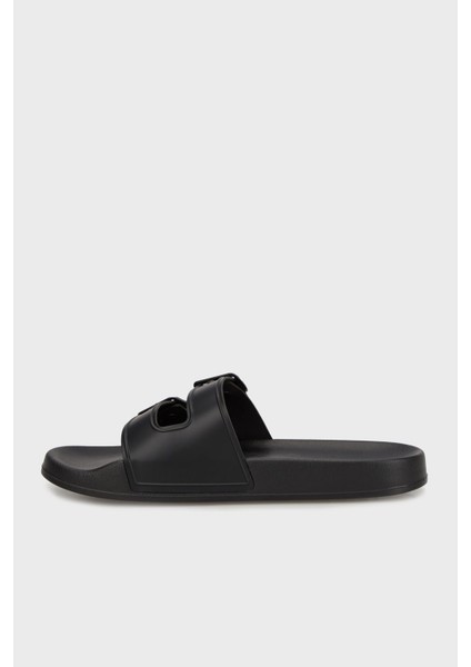 Çift Bantlı Logolu Terlik Unisex Terlik XVPS13 XR275 K485