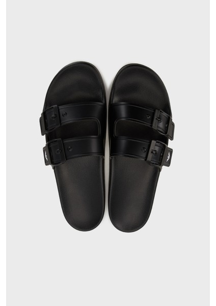 Çift Bantlı Logolu Terlik Unisex Terlik XVPS13 XR275 K485