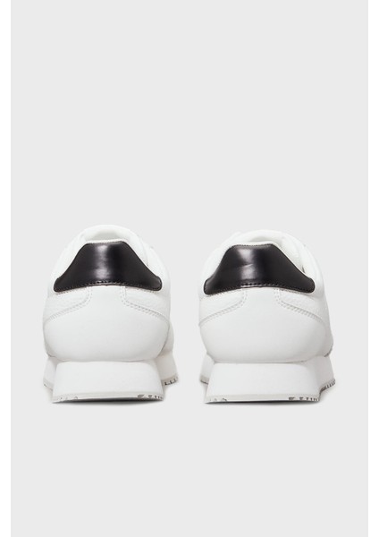 Deri Logolu Sneaker Ayakkabı YM0YM0118701W Erkek Ayakkabı YM0YM01187 01W