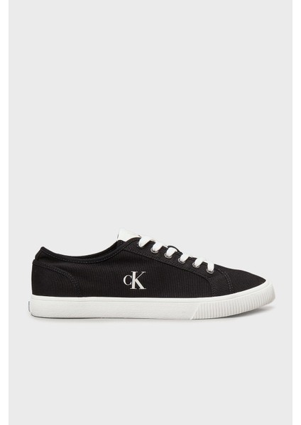 Logolu Pamuk Karışımlı Sneaker Ayakkabı YM0YM012090GM Erkek Ayakkabı YM0YM01209 0gm