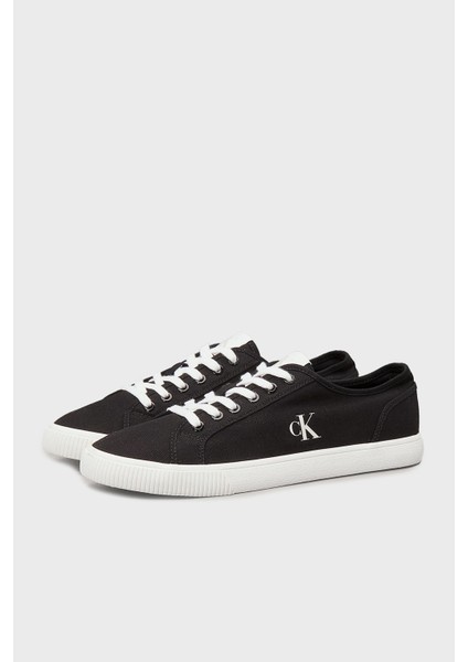 Logolu Pamuk Karışımlı Sneaker Ayakkabı YM0YM012090GM Erkek Ayakkabı YM0YM01209 0gm