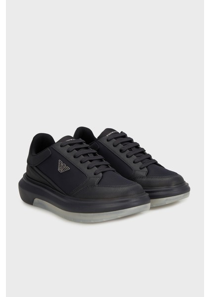 Logolu Kalın Tabanlı Sneaker Ayakkabı Erkek Ayakkabı X4X633 XR325 N151