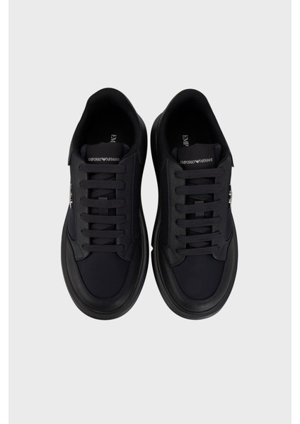 Logolu Kalın Tabanlı Sneaker Ayakkabı Erkek Ayakkabı X4X633 XR325 N151