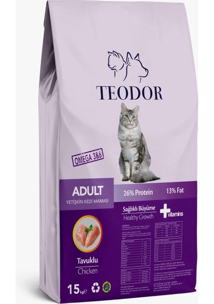 Adult Tavuklu Yetişkin Kedi Maması