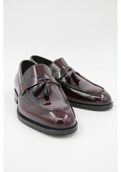 10741 Erkek Klasik Ayakkabı - Bordo