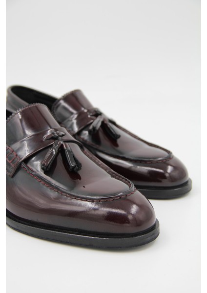 10741 Erkek Klasik Ayakkabı - Bordo