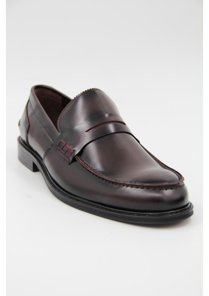 0116 Erkek Klasik Ayakkabı - Bordo