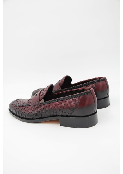 00600-196 Erkek Klasik Ayakkabı - Bordo modelleri