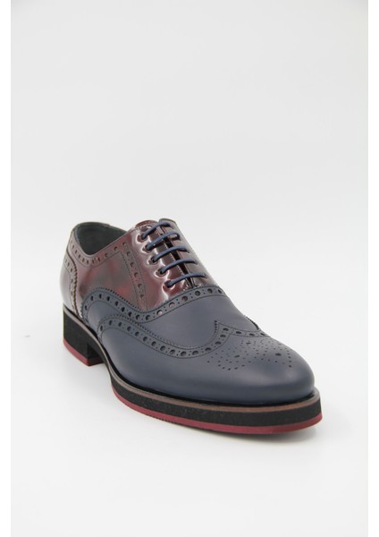 00600-117 Erkek Klasik Ayakkabı - Bordo-Lacivert fiyatları