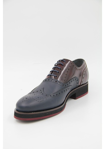 00600-117 Erkek Klasik Ayakkabı - Bordo-Lacivert modelleri