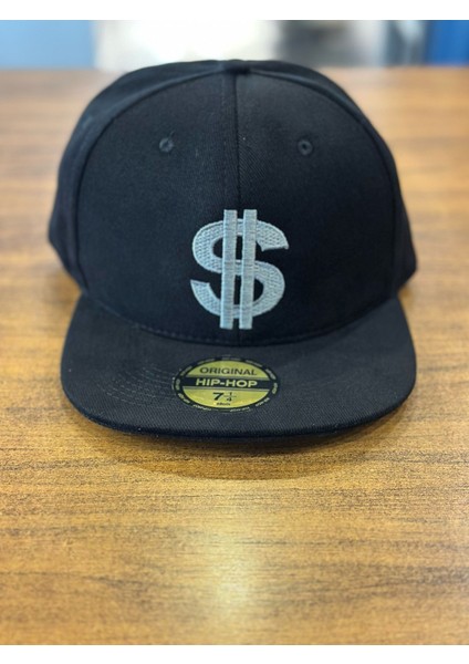 Dolar Usd Nakışlı Siyah Renk Hip Hop Snapback Rapper Basket Cap Şapka fiyatları