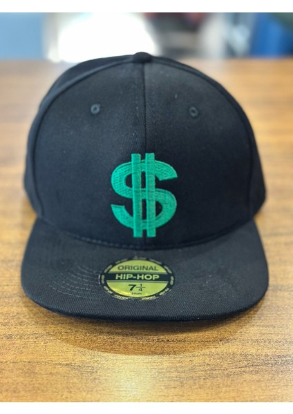 Dolar Usd Nakışlı Siyah Renk Hip Hop Snapback Rapper Basket Cap Şapka fiyatları