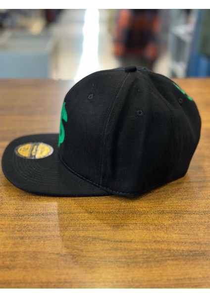 Dolar Usd Nakışlı Siyah Renk Hip Hop Snapback Rapper Basket Cap Şapka modelleri