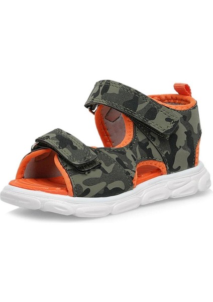 Haki Kamuflaj Desenli Cırtlı Bebek Sandalet Ayakkabı modelleri