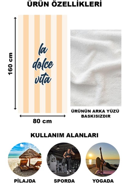 Dekoratif Modern Desenli Plaj Deniz Havlusu Peştamal 80 x 160 cm NRM18 fiyatları