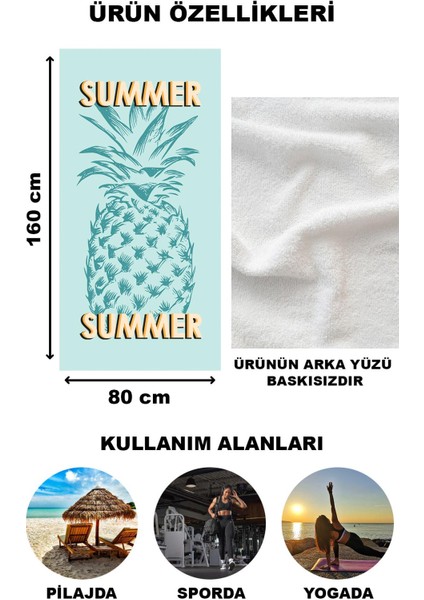 Dekoratif Modern Desenli Plaj Deniz Havlusu Peştamal 80 x 160 cm NRM17 fiyatları