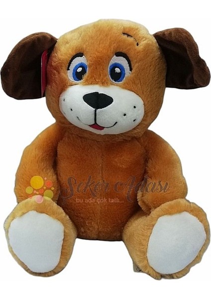 Yumuşacık Sevimli Oturan Köpek 30 cm - En Güzel