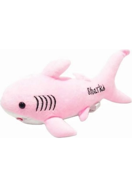 Peluş Köpekbalığı 30 cm - Şarkı Söyleyen Baby Shark Pembe Balık