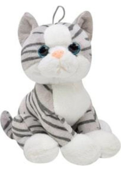 Sevimli Tekir Peluş Kedi 28 cm / Doğum Günü si