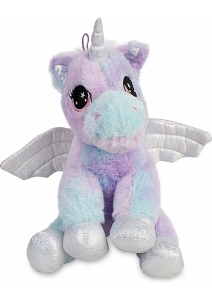 Kanatlı Boynuzlu Mor Unicorn Pony Peluş At Oyuncak 35 cm fiyatları