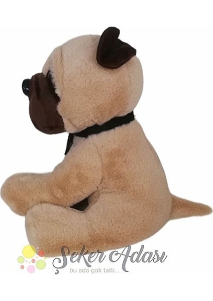 Sevimli Oturan Buldog Peluş Dobi Köpek 30 cm modelleri