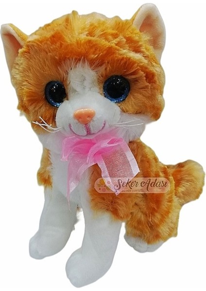 Miyavlayan Sesli Yumuşacık Sarı Peluş Kedi - lik Uyku ve Oyun Arkadaşı. fiyatları