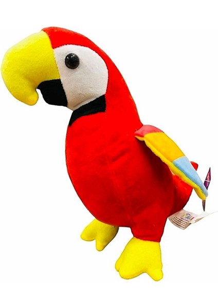 Peluş Oyuncak Kırmızı Papağan Kuş 30 cm fiyatları