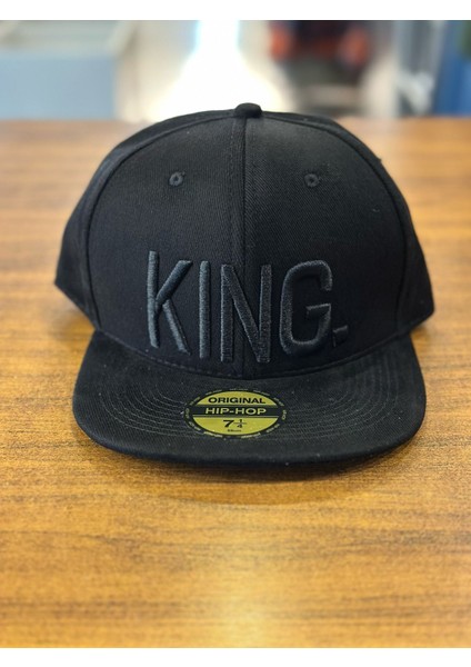 Kıng Nakışlı Siyah Renk Hip Hop Snapback Rapper Basket Cap Şapka fiyatları