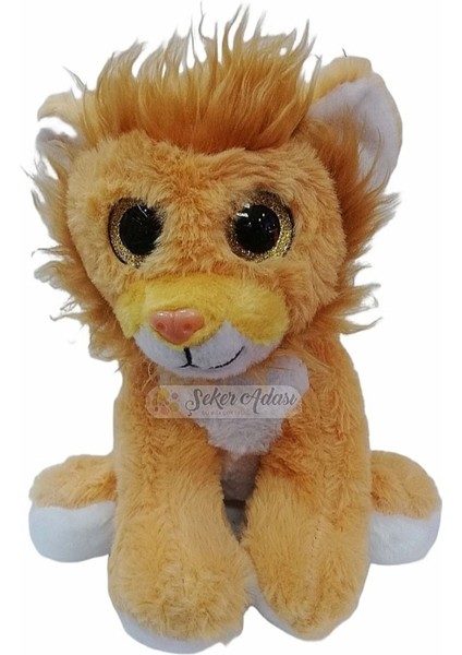 Sevimli Peluş Aslan 28 cm--SKRADAPELUS40.