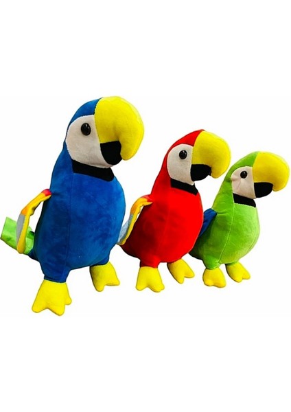Peluş Oyuncak Yeşil Papağan Kuş 30 cm modelleri