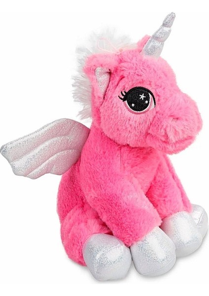 Kanatlı Boynuzlu Unicorn Pony Peluş At Oyuncak 35 cm