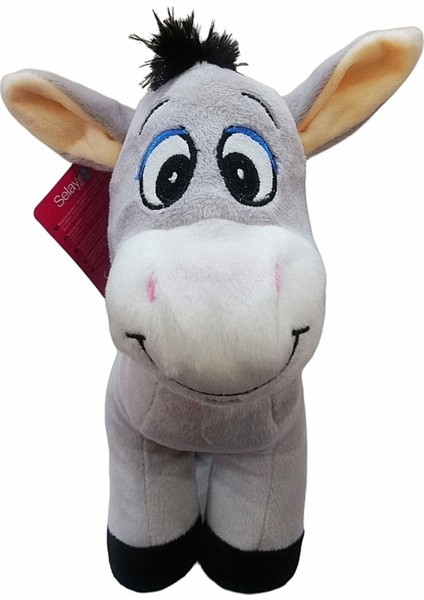 Sevimli Kalpli Peluş Eşek 28 cm Uyku ve Oyun Arkadaşı Pelüş Eşşek modelleri