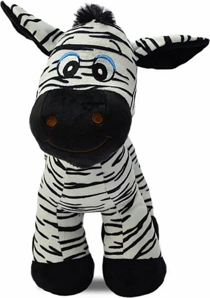Sevimli Çizgili Peluş Zebra 28 cm - Hediyelik Uyku ve Oyun Arkadaşı Peluş Eşek Zebra Oyuncak fiyatları