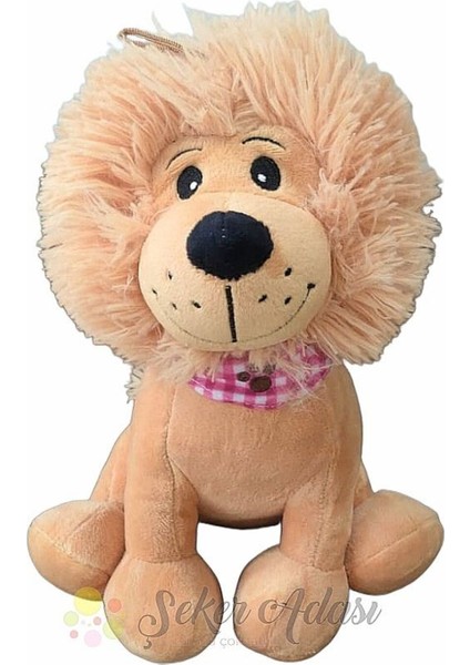 Sevimli Peluş Aslan 27 cm Yumuşacık Oyun ve Uyku Arkadaşım Ormanlar Kralı Gs