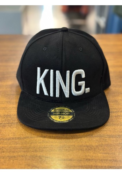 Kıng Nakışlı Siyah Renk Hip Hop Snapback Rapper Basket Cap Şapka fiyatları