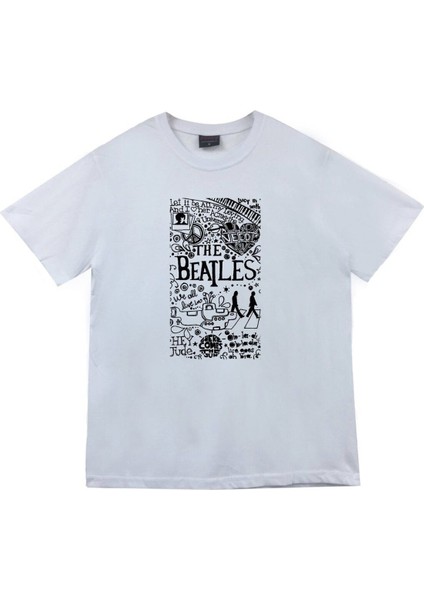 The Beatles Baskılı T-Shirt