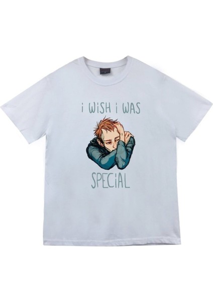 Unisex Beyaz Radiohead Baskılı T-Shirt