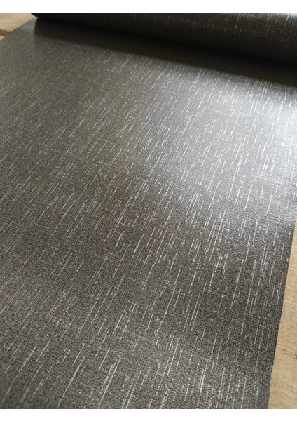 Antrasit Gümüş (53 cm x 10 Mt) Silinebilir Kabartmalı Sade Duvar Kağıdı 5 M² fiyatları