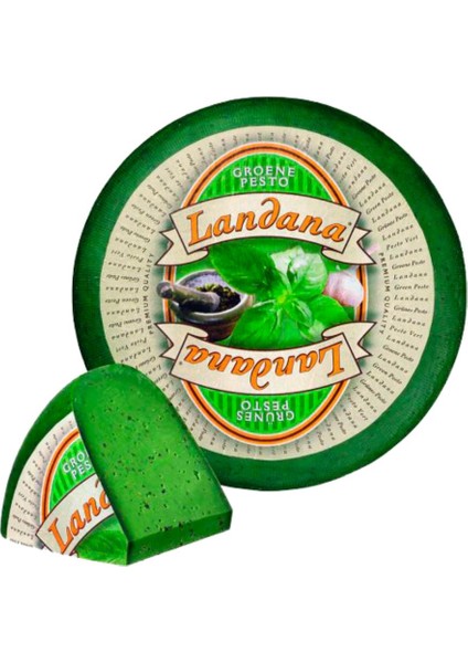 Ithal Gouda Peyniri Fesleğenli Gouda Yeşil 1000 gr
