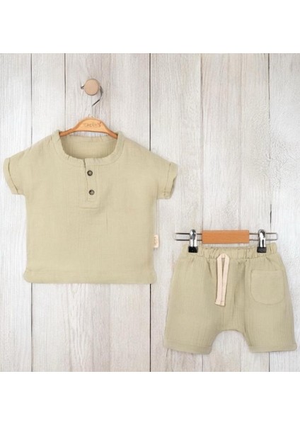 Cool Müslin Erkek Bebek Ikili Takım