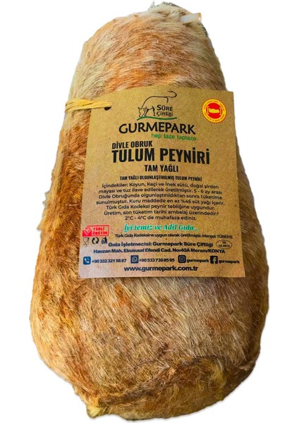 Karaman Divle Obruk (Küflü) Tulum Peyniri 250 G ℮
