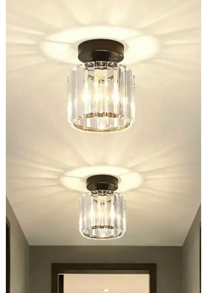 Luxury Siyah Plafonyer Avize