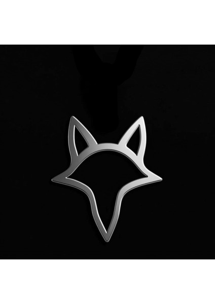 925 Ayar gümüş kolye tilki SM1966