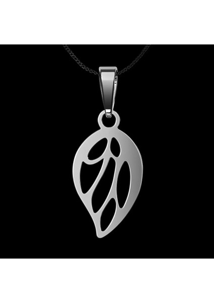 925 Ayar gümüş kolye melek kanadı SM1571
