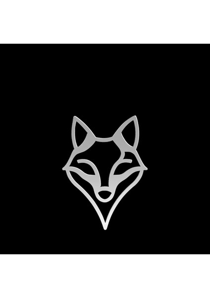 925 Ayar gümüş kolye tilki SM1972