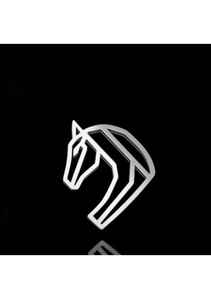 925 Ayar gümüş kolye at SM2001