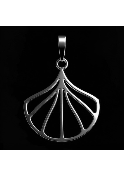 925 Ayar gümüş kolye deniz kabuğu SM1834